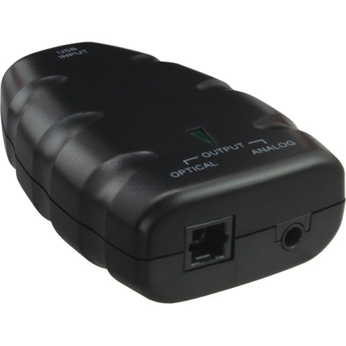 InLine&reg; Audio Konverter, Eingang USB, Ausgang Opto-Toslink und Klinke, schwarz