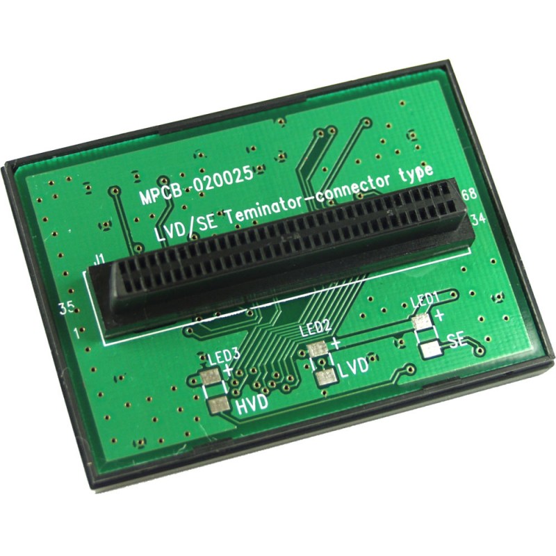 InLine&reg; SCSI U320 LVD/SE Terminator, intern 68pol mini Sub D Buchse, T-Form