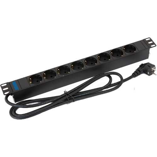 Steckdosenleiste 8-fach, Triton RAB-PD-X02-A1, 48,26cm (19")