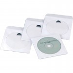 50 CD-Papierh�llen mit Fenster und  Einsteckklappe,...
