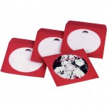 50 CD-Papierh�llen mit Fenster und Einsteckklappe,...