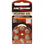 Ansmann Knopfzelle 1,4V Zink-Air Typ AZA312 (5013233)