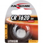 Ansmann Knopfzelle 3V Lithium CR 1620 (5020072)