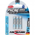 Ansmann "Phone DECT" NiMH-Akku, Micro (AAA),...