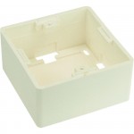 Aufputzrahmen f�r UP-Dosen, perlwei� RAL1013