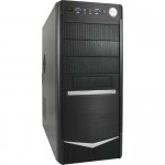 Geh�use Miditower ATX-Classic 7024B, schwarz, mit...
