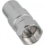 InLine� Adapter F-Stecker (SAT) auf IEC-Stecker...
