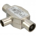 InLine� Antenne T-Verteiler f�r Radio, 1x Koax...