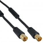 InLine� Antennenkabel Premium, 2x geschirmt, mit...