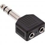InLine� Audio Adapter, 6,3mm Klinke Stecker Stereo an...