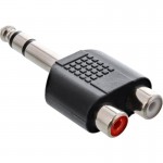 InLine� Audio Adapter, 6,3mm Klinke Stecker auf 2x...