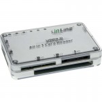 InLine� Cardreader, USB 3.0, all in 1, silber