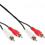 InLine� Cinch Kabel, 2x Cinch, Stecker / Stecker, 1m