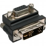 InLine� DVI-A Adapter gewinkelt, Analog 12+5 Stecker...