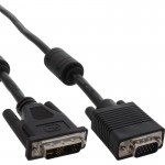 InLine� DVI-A Kabel, analog 12+5 Stecker auf 15pol HD...