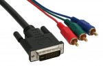 InLine� DVI-I Kabel, 24+5 Stecker 3x Cinch RGB, 10m