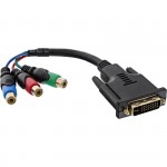 InLine� DVI-I Kabel,  24+5 Stecker 3x Cinch RGB, 15cm
