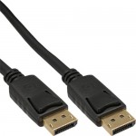 InLine� DisplayPort Kabel, schwarz, vergoldete...