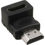 InLine� HDMI Adapter, 19pol Stecker / Buchse, gewinkelt