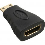 InLine� HDMI Adapter, HDMI C Buchse auf HDMI D...