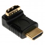 InLine� HDMI Adapter, Stecker / Buchse, gewinkelt...