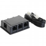 InLine� ISDN Verteiler Box, 6-fach, inkl. Kabel, 3m,...