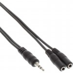 InLine� Klinken Y-Kabel, 3,5mm Klinke Stecker an 2x...