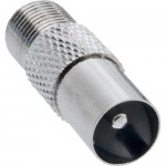 InLine� Koaxial Adapter, IEC- Stecker (Antenne) auf...