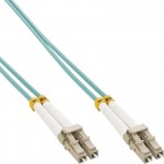 InLine� LWL Duplex Kabel, LC/LC 50/125�m, OM3, 1m