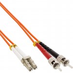 InLine� LWL Duplex Kabel, LC/ST 50/125�m, 2m
