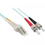 InLine� LWL Duplex Kabel, LC/ST 50/125�m, OM3, 5m