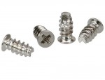 InLine� L�fterschrauben, 5,0x10,0mm, silber, 50 St�ck