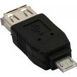 InLine� Micro-USB Adapter, Micro-A Stecker an USB A...