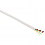 InLine� Modularkabel, 4adrig Flachband wei�,...