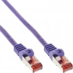 InLine� Patchkabel, S/FTP (PiMf), Cat.6, purple, 3m