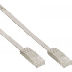 InLine� Patchkabel flach, U/UTP, Cat.6, grau, 3m