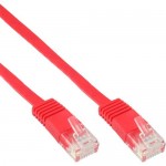 InLine� Patchkabel flach, U/UTP, Cat.6, rot, 15m