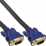 InLine� S-VGA Flachkabel, 15pol HD Stecker / Stecker,...