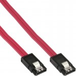 InLine� SATA 6Gb/s Kabel, mit Lasche, 0,3m