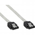 InLine� SATA 6Gb/s Kabel rund, mit Lasche, 0,75m