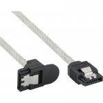 InLine� SATA 6Gb/s Kabel rund, mit Lasche, gewinkelt,...