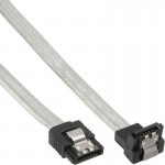 InLine� SATA Anschlusskabel abgewinkelt, transparent,...
