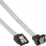 InLine� SATA Anschlusskabel abgewinkelt, transparent,...