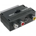 InLine� Scart Adapter, Scart (in/out) an 3x Cinch...