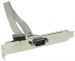InLine� Serielles Slotblech, 9-pol Stecker an 10-pol Buchsenleiste