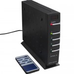 InLine� Toslink Audio Umschalter 4 zu 2, 4x Toslink Buchse Eingang auf 2x Toslink Buchse Ausgang, mit Fernbedienung