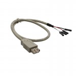InLine� USB 2.0 Adapterkabel, Buchse A auf...