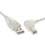 InLine� USB 2.0 Kabel, A an B rechts abgewinkelt,...