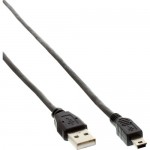 InLine� USB 2.0 Mini-Kabel, Stecker A an Mini-B...