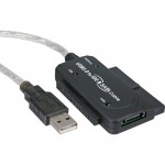 InLine� USB 2.0 zu IDE + SATA Konverter, mit Netzteil